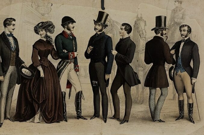 Мужская мода 19-го века