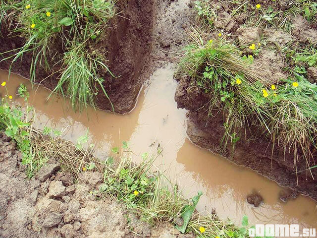 Когда требуется отвод воды