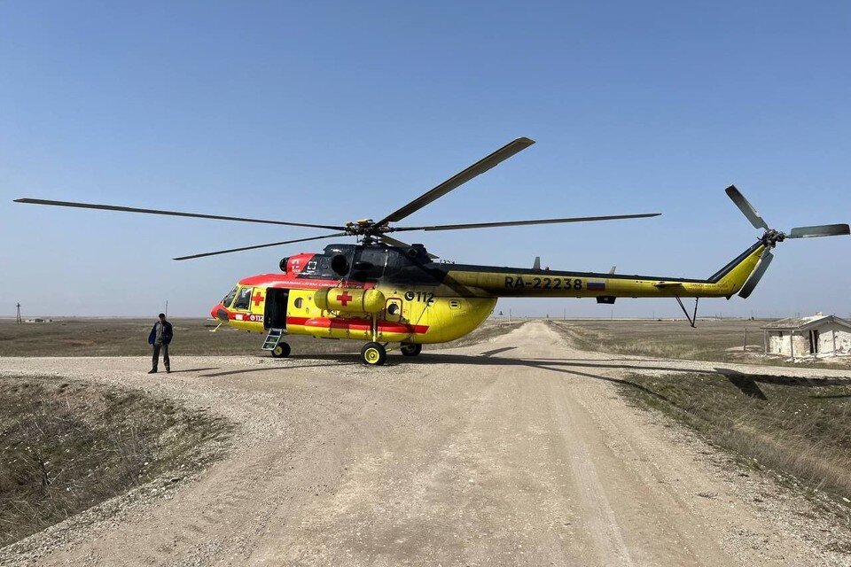     В прошлом году медики «воздушной» скорой помощи 122 раза вылетали в районы области. Фото: ТГ-канал Дениса Паслера