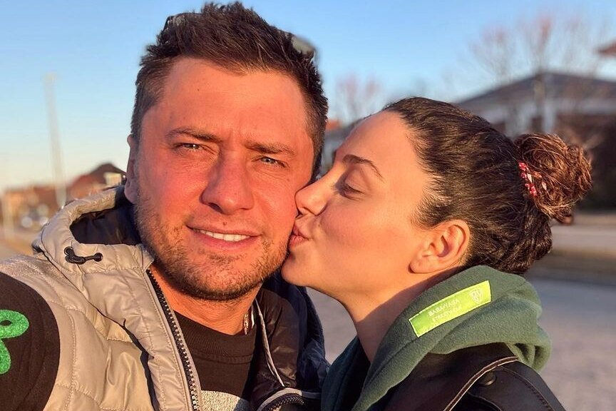     «Несется красотка моя»: Павел Прилучный показал, как беременная Зепюр Брутян занимается спортом