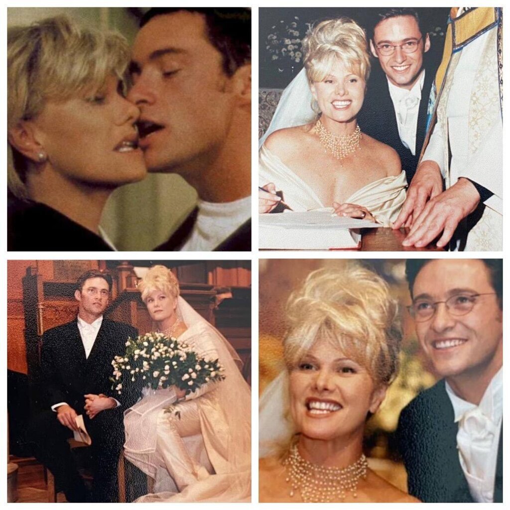    Хью Джекман с женой