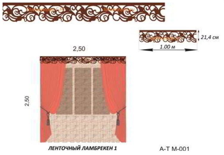 Изготовление ажурных ламбрекенов