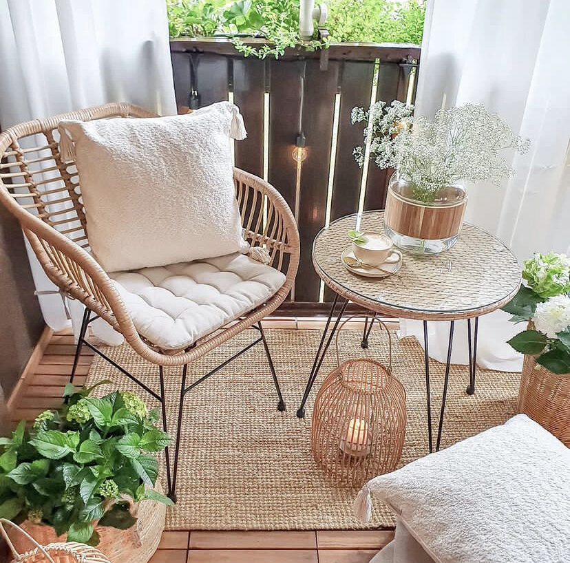 Летний оазис на балконе