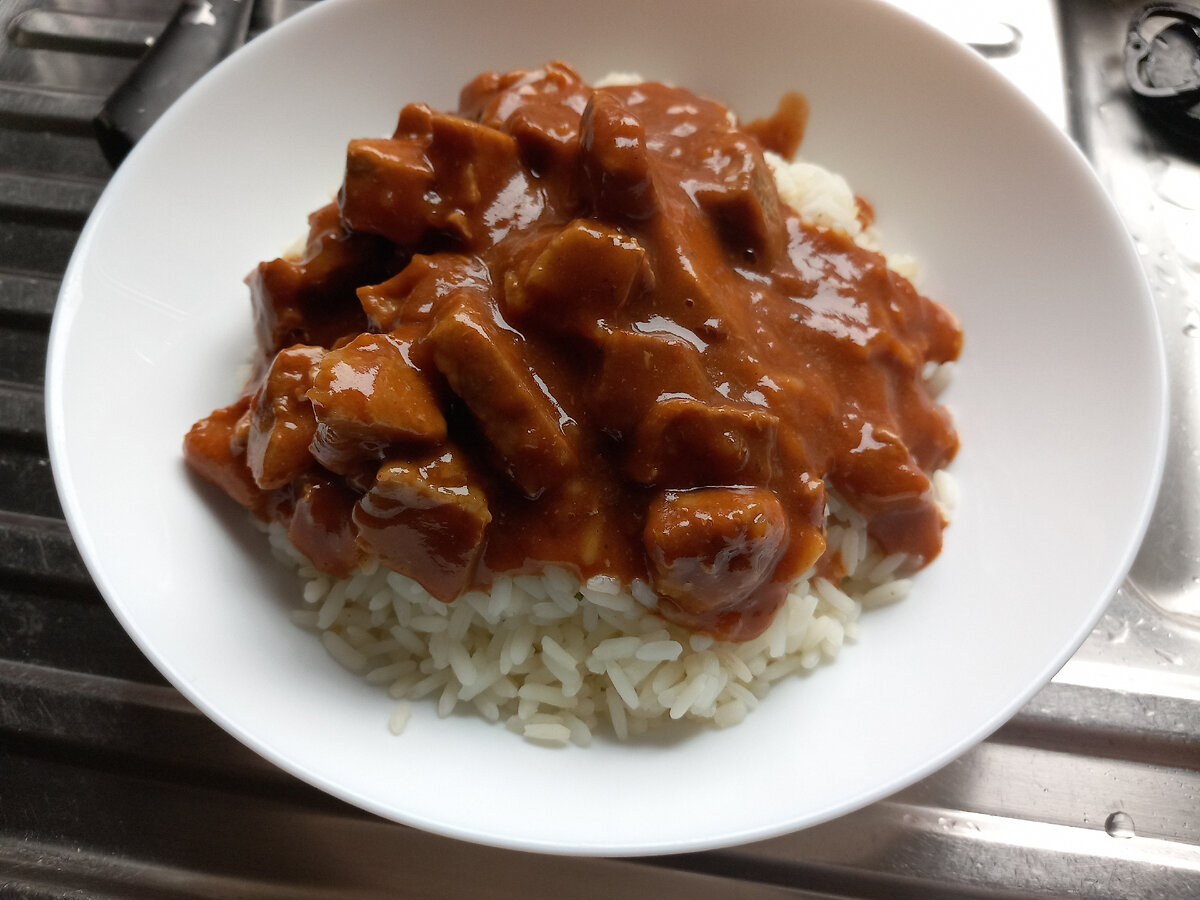 Рис с подливом