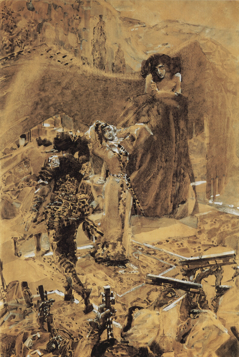 М.А. Врубель "Танец Тамары". Иллюстрация к поэме М.Ю. Лермонтова "Демон". (ИЛЛЮСТРАЦИЯ ИЗ ИНТЕРНЕТА).