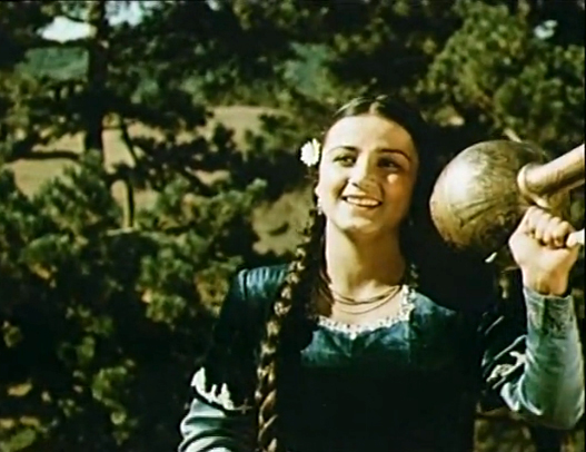 Кадр из фильма "Тайна горного озера" (1954)