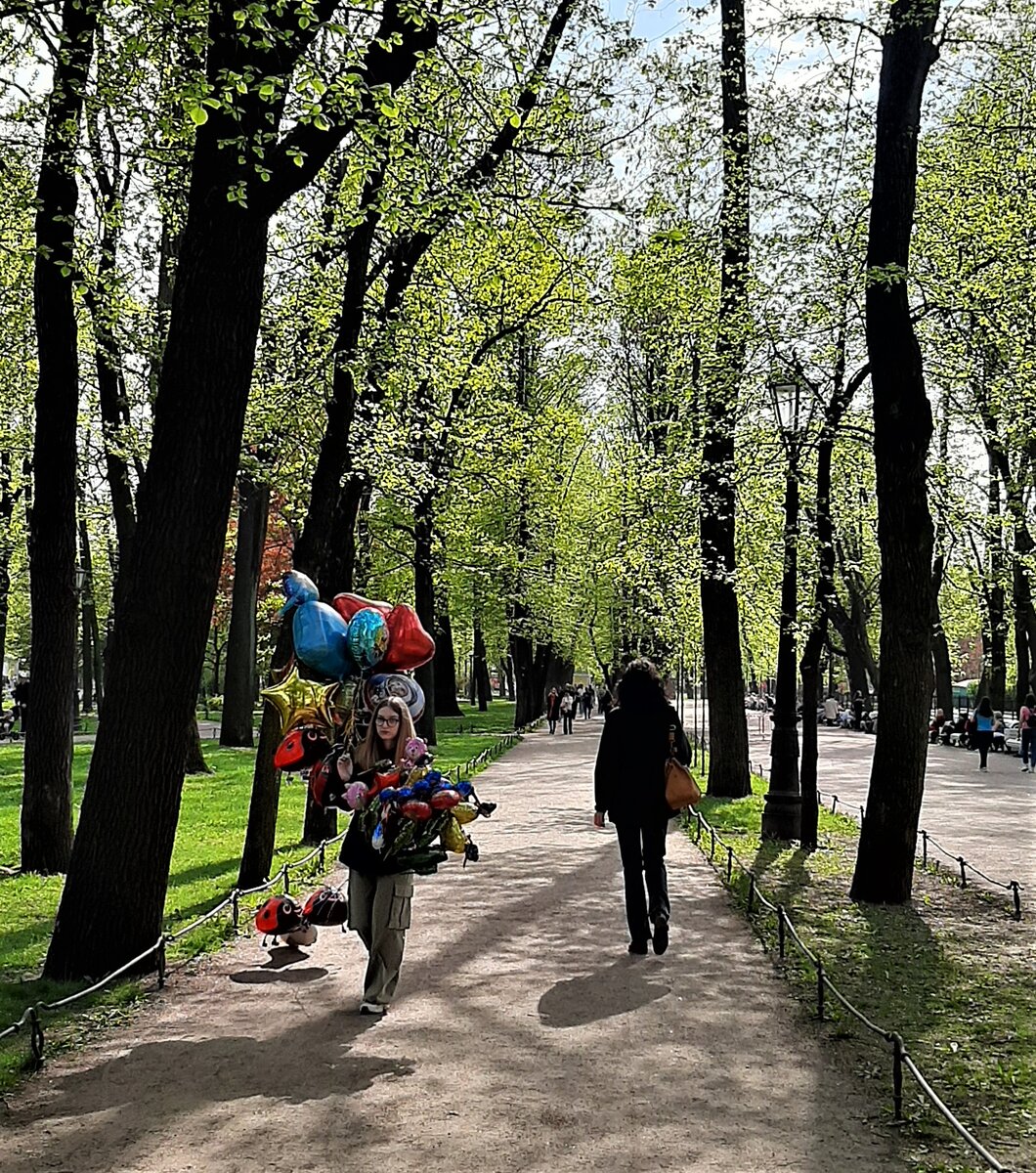 Фото автора. Александровский сад у Адмиралтейства