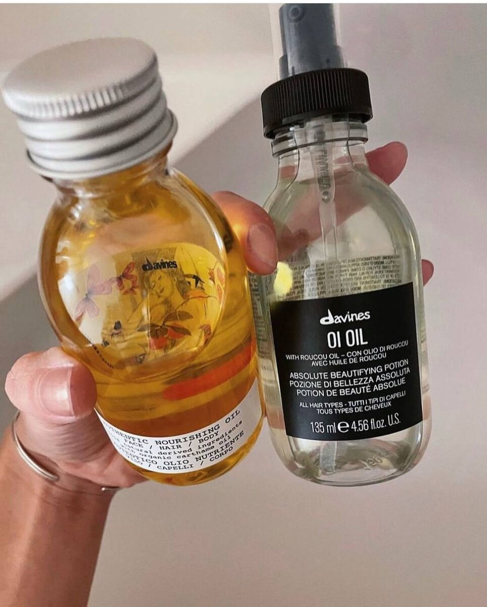 Продукты из линейки OI от Davines.