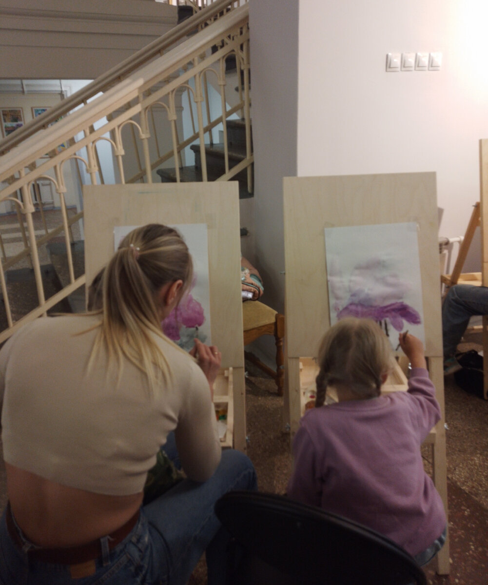 Рисуем сирень с художником Михаилом Левшиным.