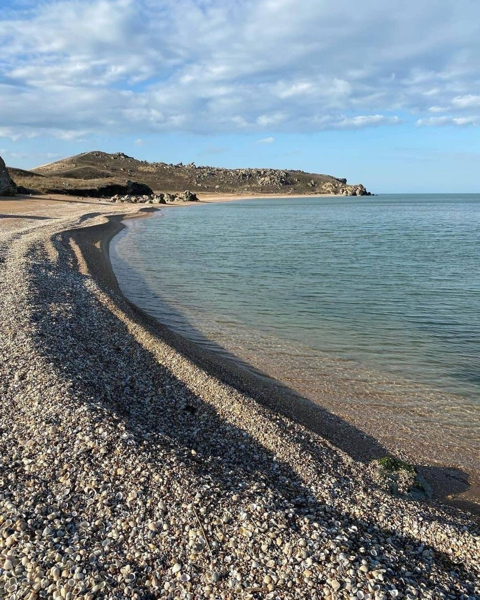 пляж в жемчужине в крыму