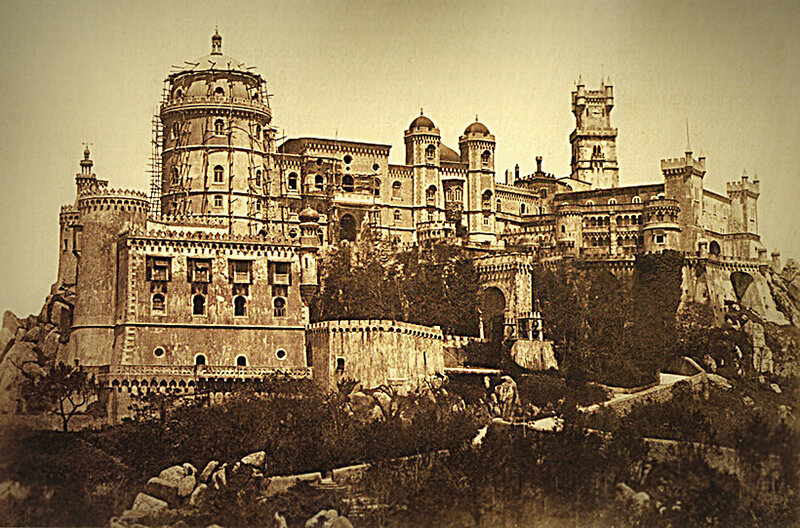 Прообраз особняка Арсения Морозова - дворец Пена в Синтре. Португалия.