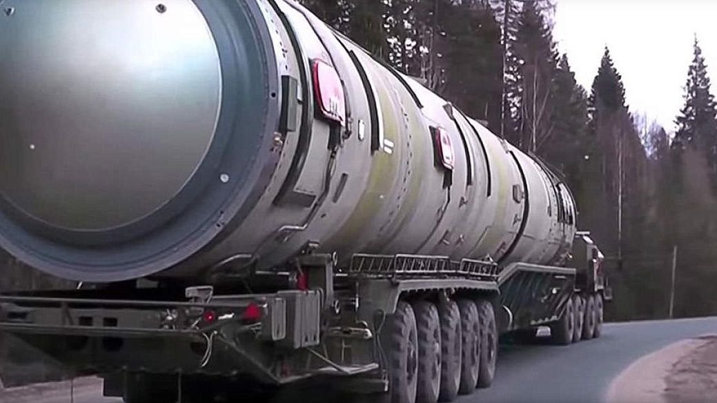 Транспортировка тяжёлой жидкостной МБР "Сармат". Фото:  ТАСС / Министерство обороны России