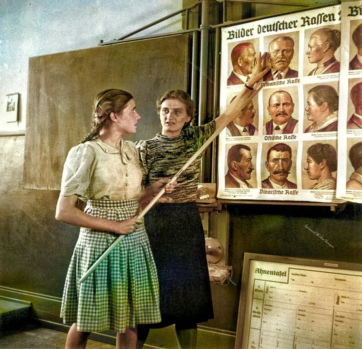 В немецких школах учеников обучали евгенике - науке полноценных и низших рас