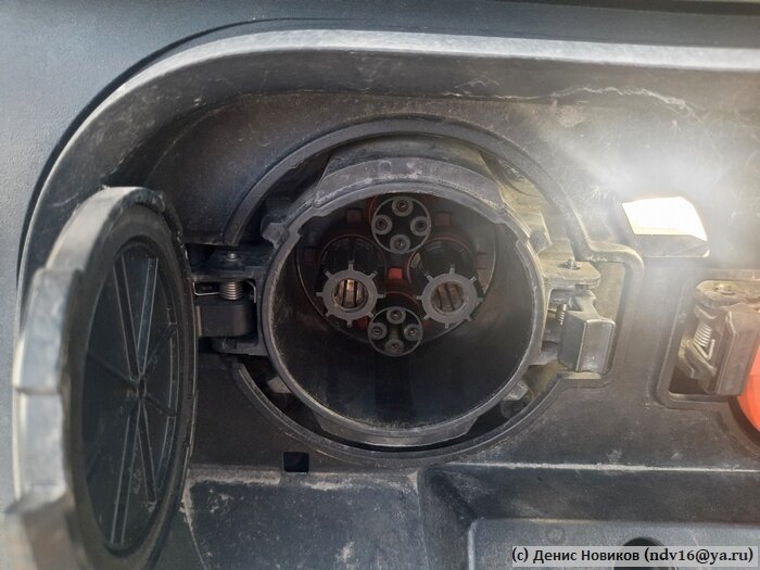 Разъём Chademo На нашем Nissan Leaf