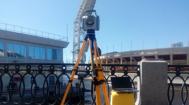 Тахеометр Trimble SX10 для обмерных работ зданий и сооружений