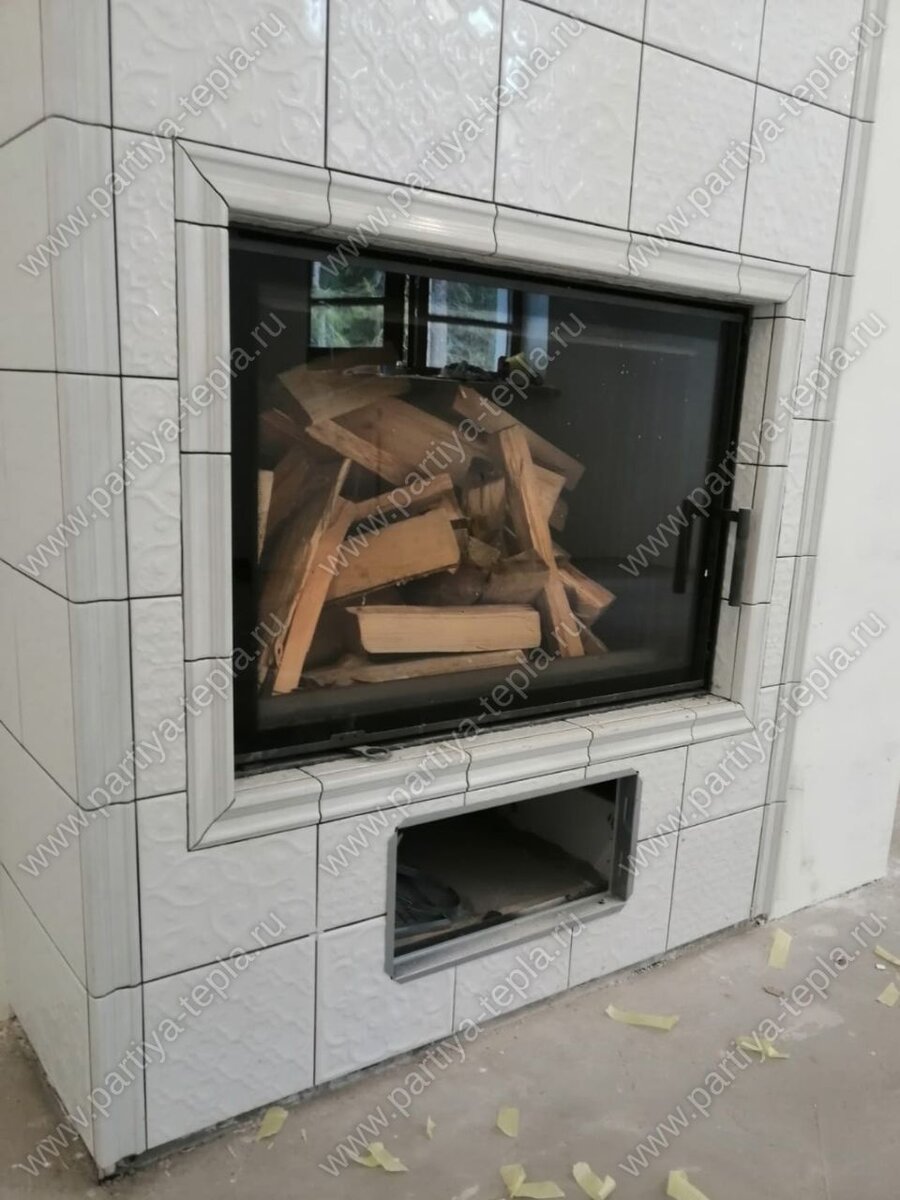 Монтаж камина с керамическим дымоходом под ключ (фото отчет)