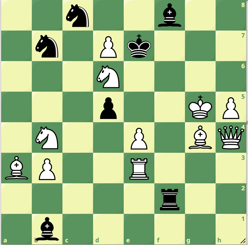 Мат в 1 ход "свысока о сопернике" - 30 секундочек на постановку М1 ...