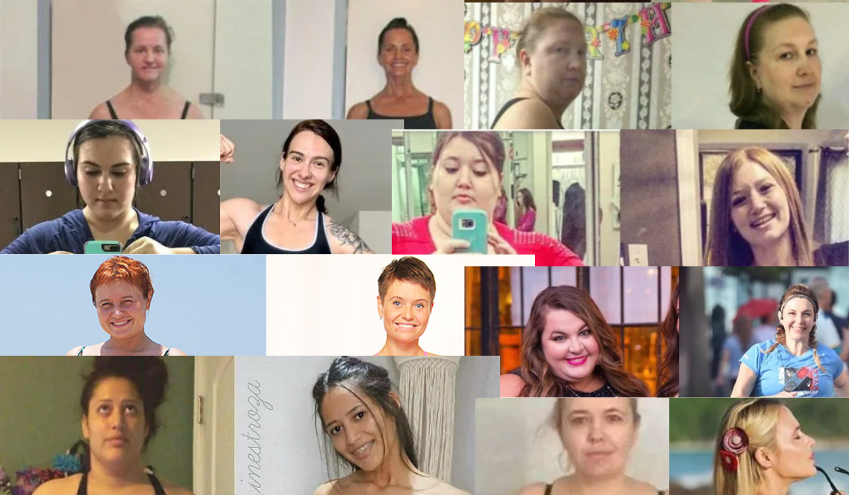 Таких фотографий море, где люди показывают свои фигуры после похудения, но лица, мне кажется, производят гораздо более неизгладимое впечатление, чем плоские животы. 