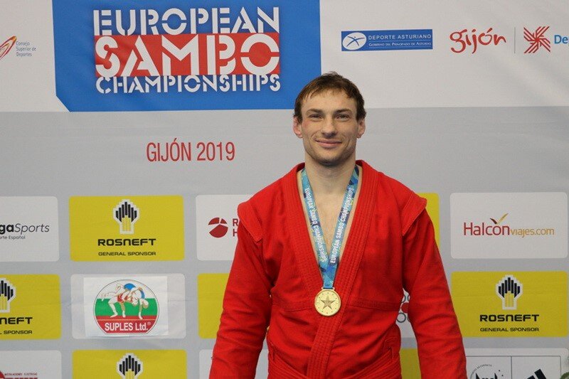 Чемпион Европы по спортивному самбо 2019