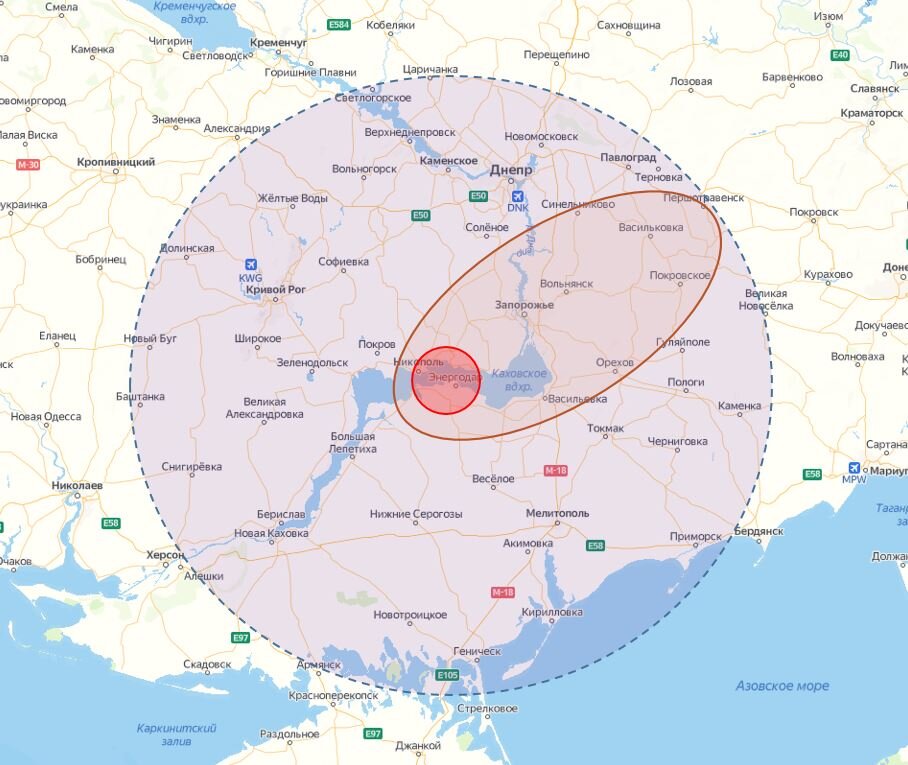 Зона поражения запорожской аэс. Радиус заражения запорожской аэс. Радиус заражения запорожской аэс. Карта поражения запорожской аэс. Карта радиационного заражения запорожской аэс.