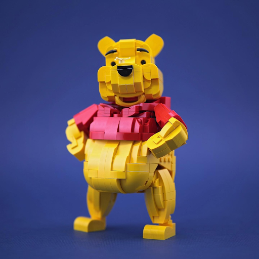 Винни-Пух из кубиков LEGO от lego_ianhou 