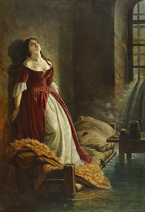 Константин Флавицкий. Княжна Тараканова, 1862.  Екатеринбургский музей изобразительных искусств