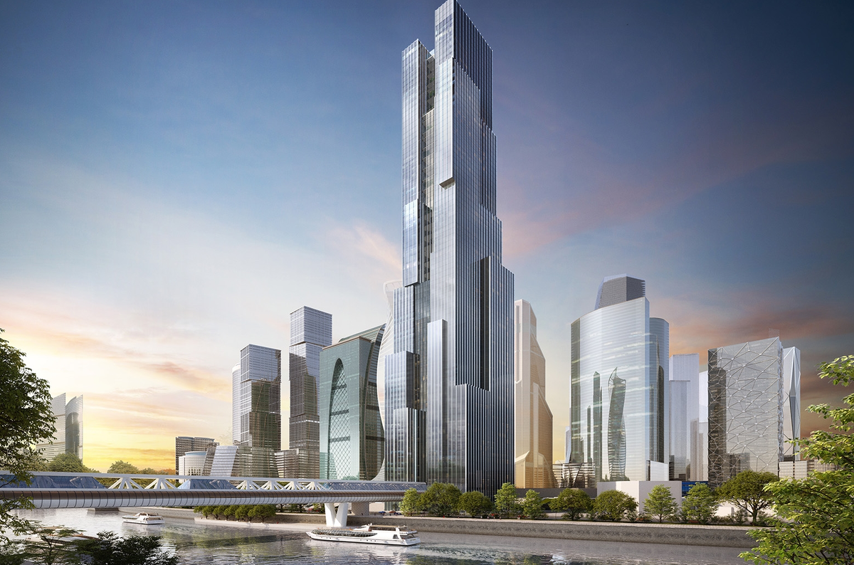 Москва Сити 2022. Новый небоскреб в Москва Сити 2022. Башня Багратион в Москва Сити. Москва Сити 2030 будущее проект.