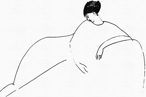    Портрет Анны Ахматовой, написанный художником Амадео Модильяни. Фото: Wikimedia Commons