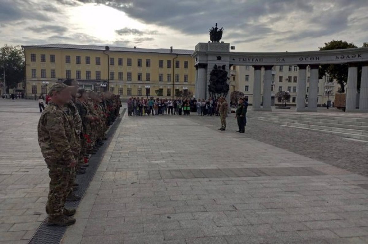    В Уфе встретили участников СВО, прибывших в двухнедельный отпуск