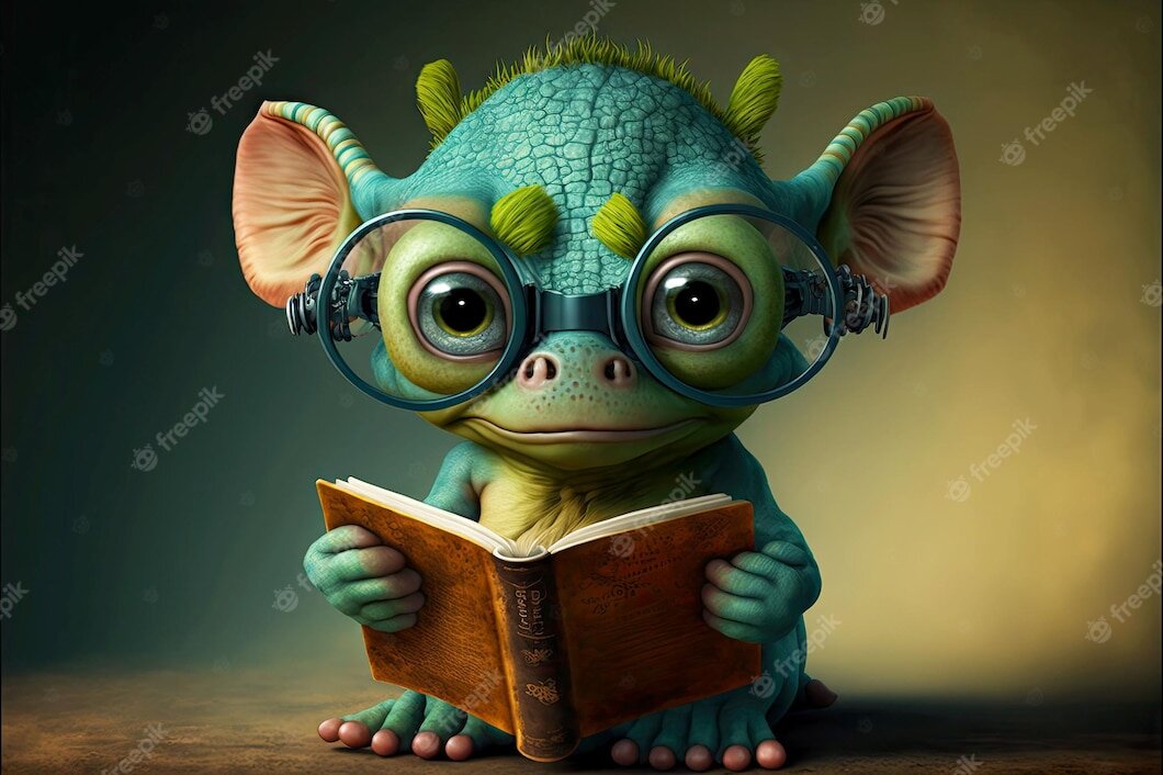 https://img.freepik.com/premium-photo/cute-monster-reads-books-with-glasses-and-big-ears-generative-ai_124507-62498.jpg?w=1060