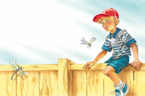 Рисунок к сказке Софьи Прокофьевой "Приключения желтого чемоданчика" 