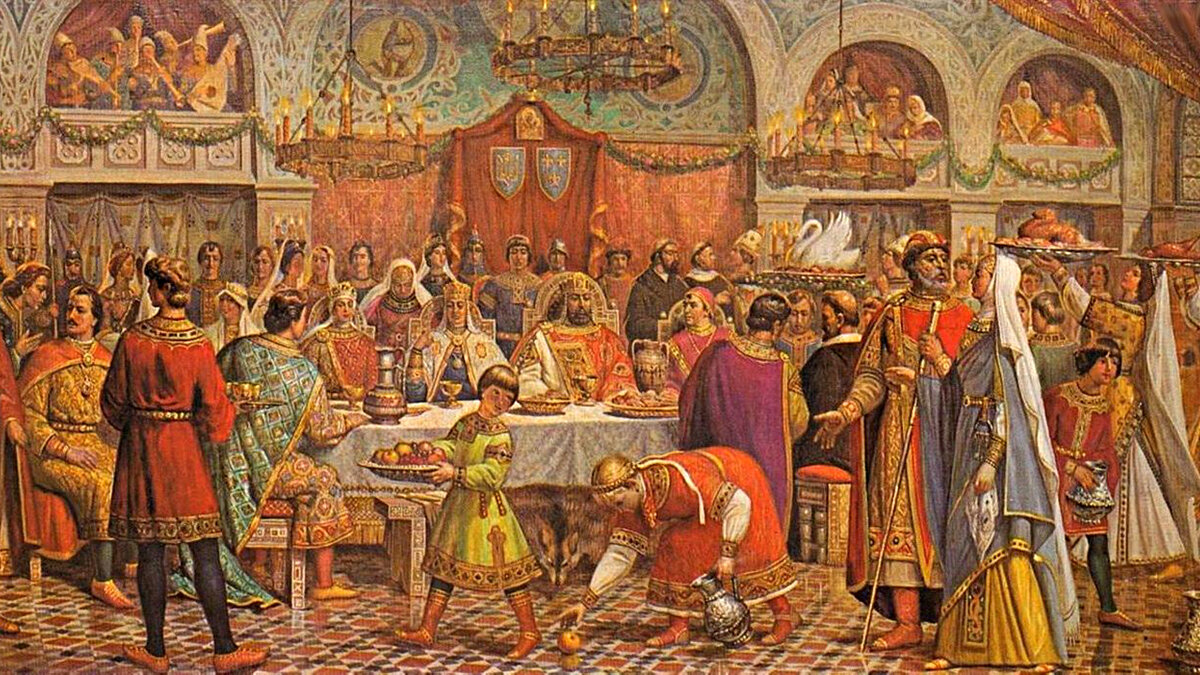  фото из яндекс картинок источник фото - https://akrasdia.ru/  Пир на Руси