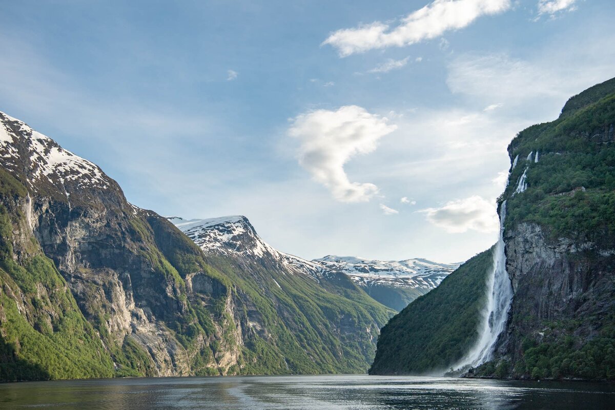 Гейрангер-Фьорд (Geirangerfjord) осенью