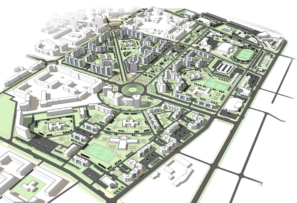 Город построенный по плану