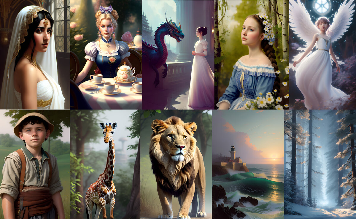 Картинки нейросетью (мои работы)