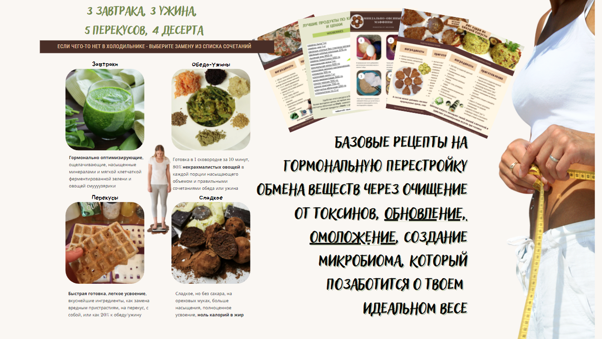 Книжка с базовыми рецептами и сочетаниями