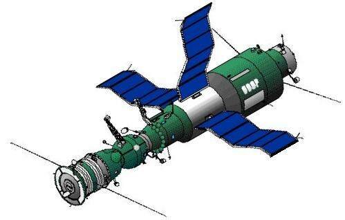 рис.1 Салют-4 или ДОС-4