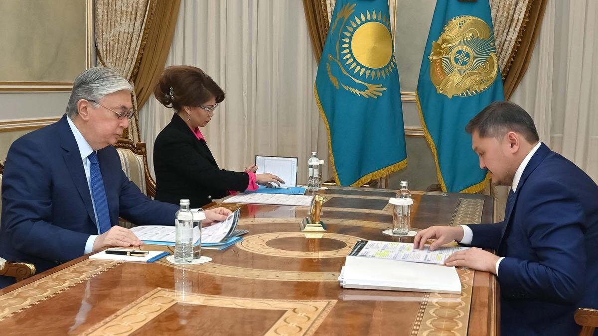    Саясат Нурбек на приеме у Касым-Жомарта Токаева:Акорда