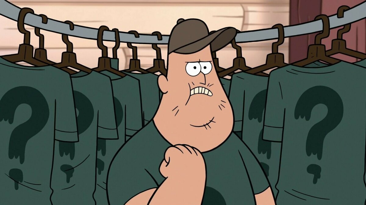 Кадр из м/ф "Гравити Фолз"