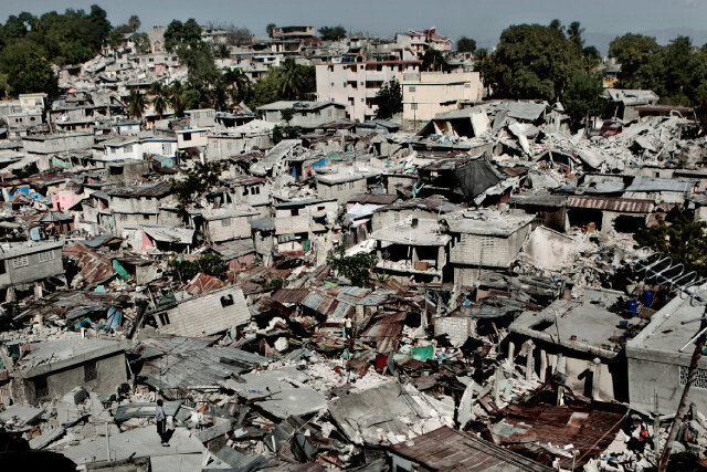 Результат удара стихии по столице Гаити. Фото из открытых источников.