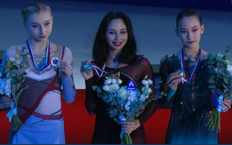 Этап Гран-при России в Москве. Церемония награждения. Источник фото: официальный сайт Первого канала.