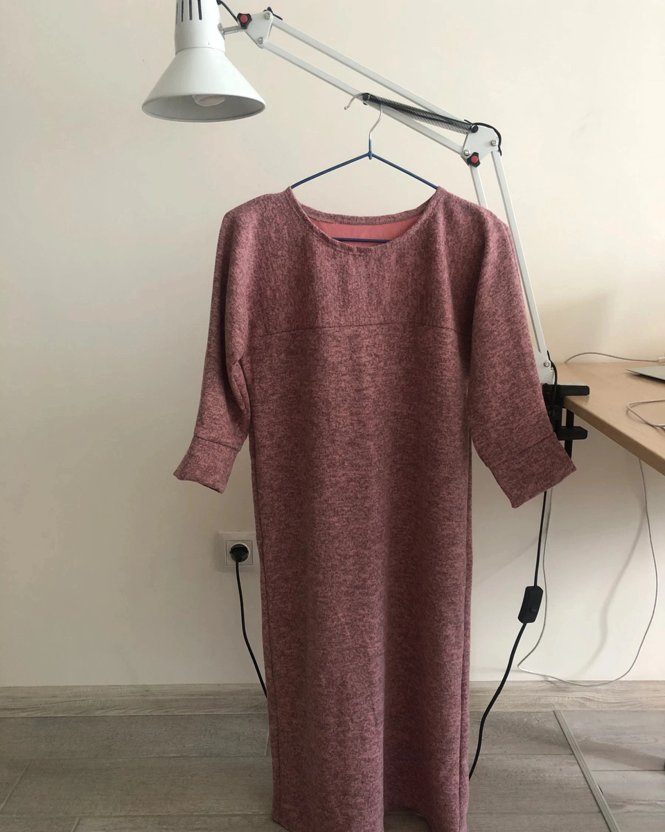 платье из меланжа