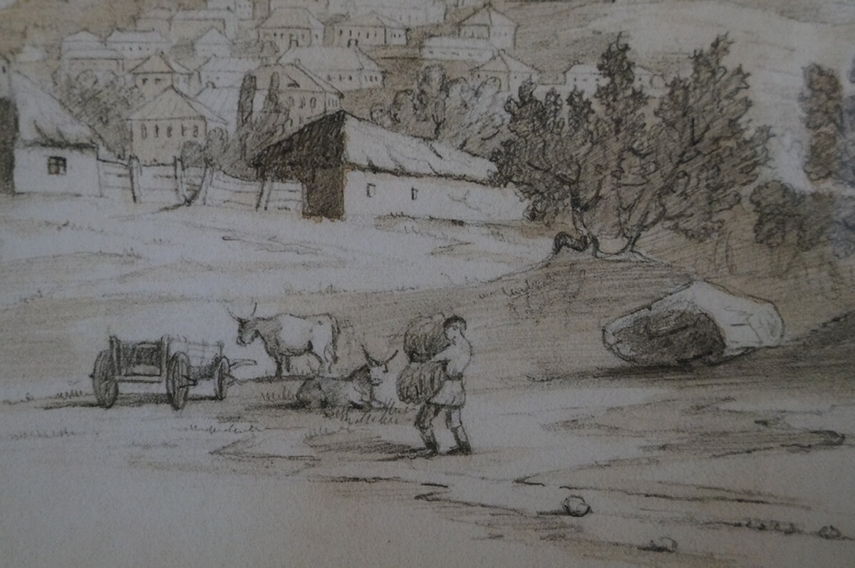Так неизвестный художник нарисовал Ставрополь в 1836 году