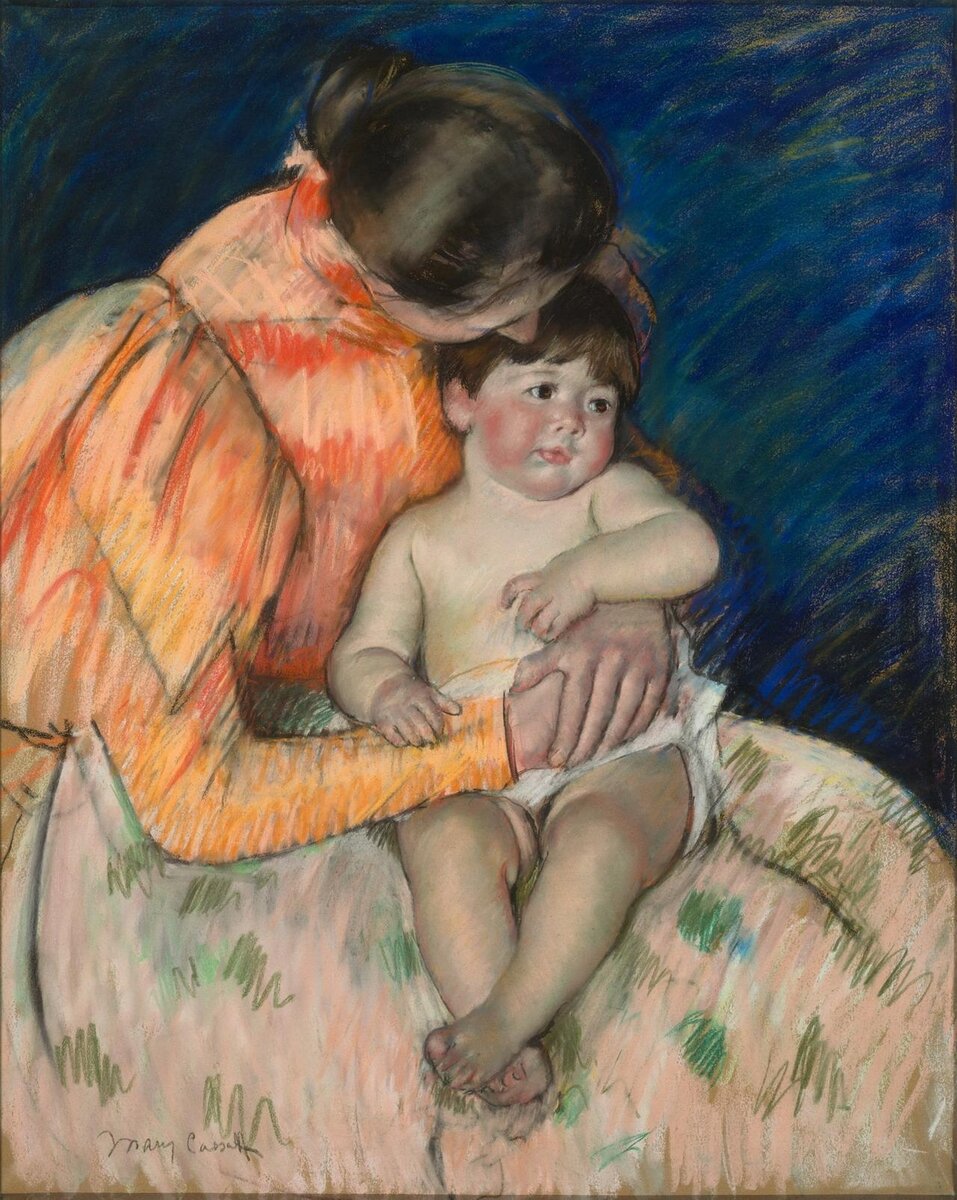 Мэри Кэссет. Мать и дитя. 1890-е ГМИИ им. А.С. Пушкина
