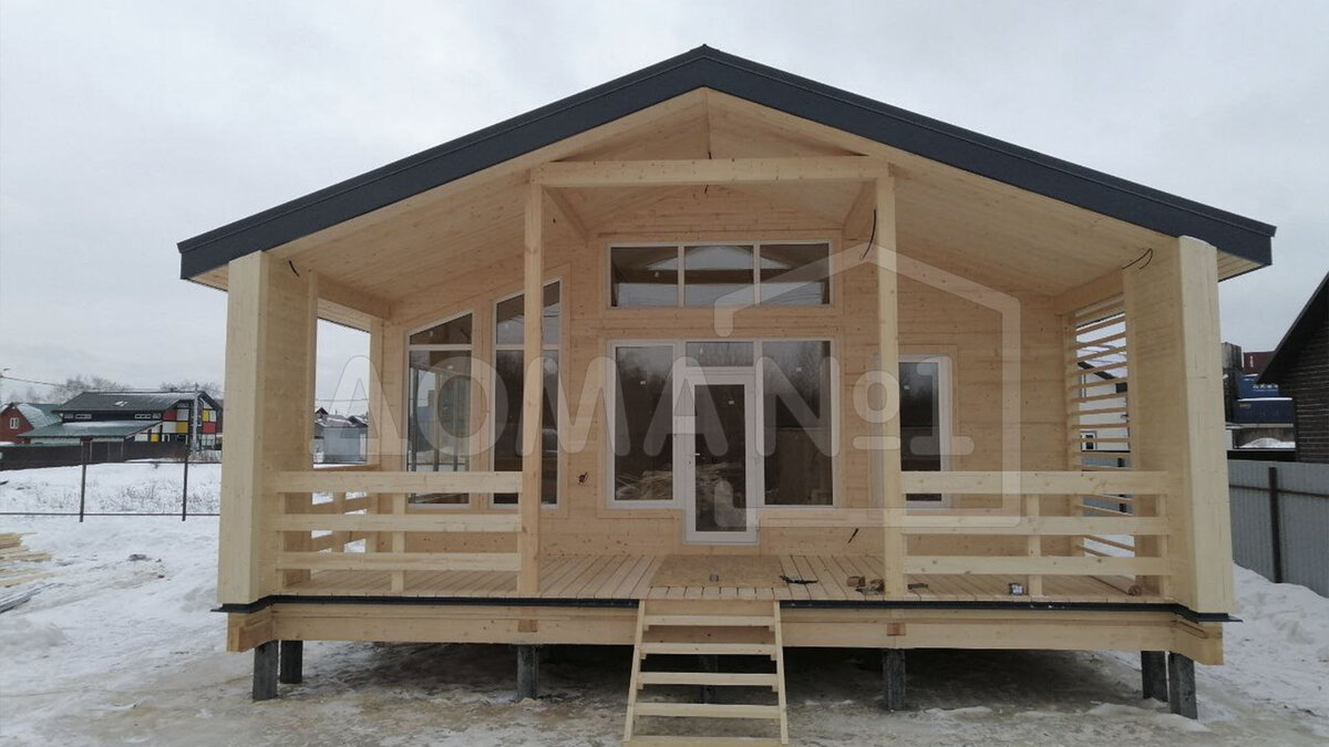 Дом по проекту "Барнхаус-90"