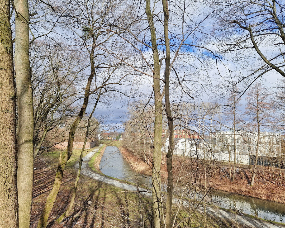 Литовский вал. Калининград, февраль 2023 года.