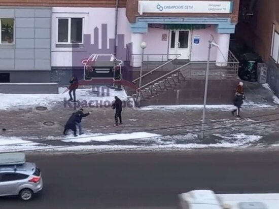     Скриншот видео ЧП Красноярск