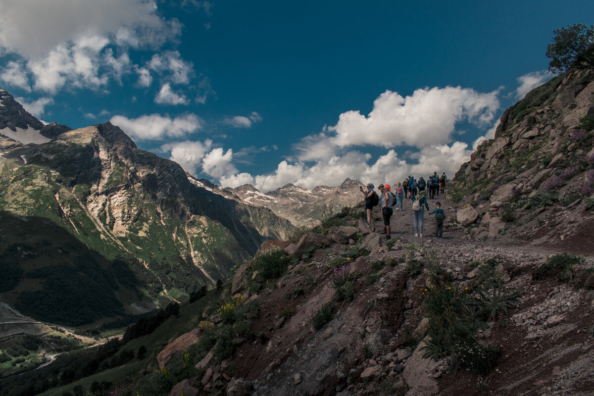 ".. поход к водопаду Девичьи косы"