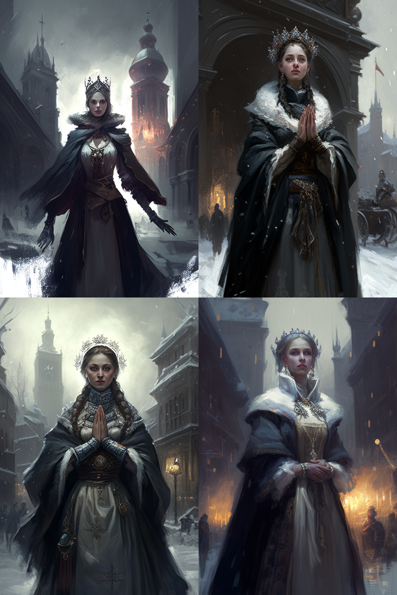 Автор Кирилл Соловьев. Промежуточные варианты генерации образа города "Оха"