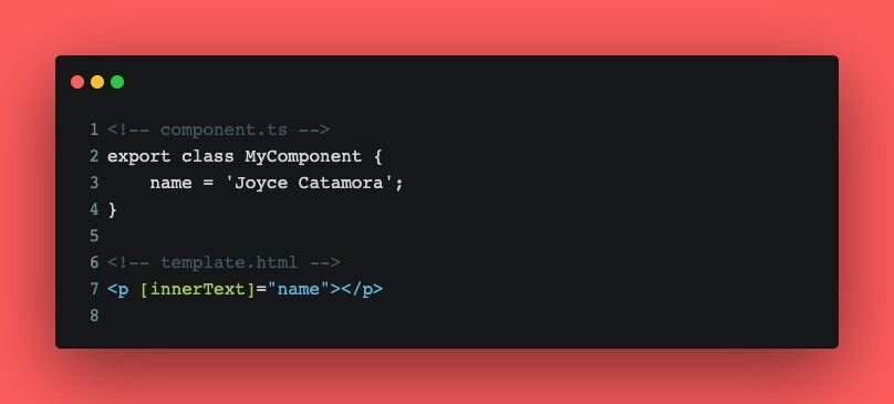 Привязка свойства